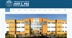 Desktop Screenshot of josecpaz.gob.ar