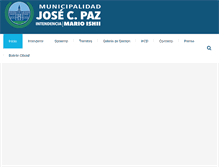 Tablet Screenshot of josecpaz.gob.ar